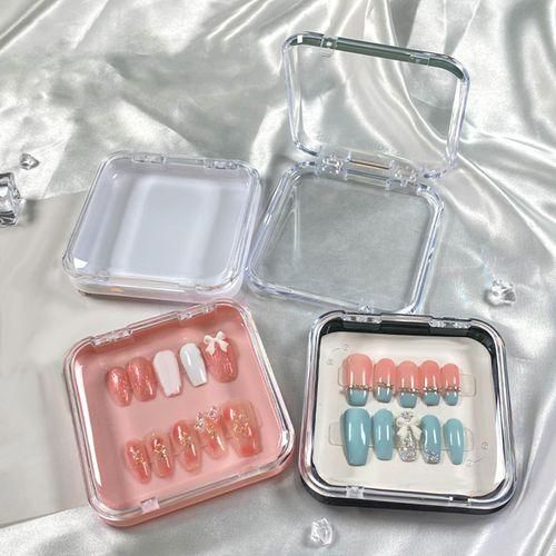 10 Pieces Press On Nail Storage Boxes Nail Packing Box For