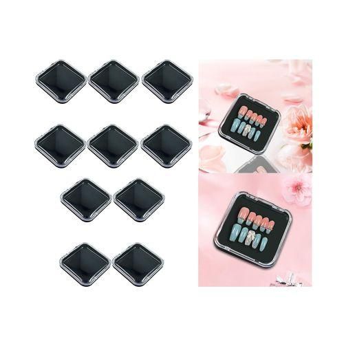 10 Pieces Press On Nail Storage Boxes Nail Packing Box For