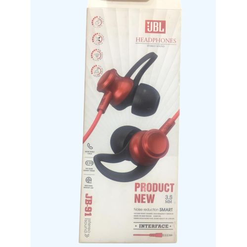 Earphones / JBL Earphones / in-ear Wired Headsets-White, Blue, Red