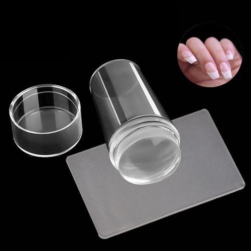 Nail Stamp Tool Nail Printing Tool Silicone Nail Stamper For Clear