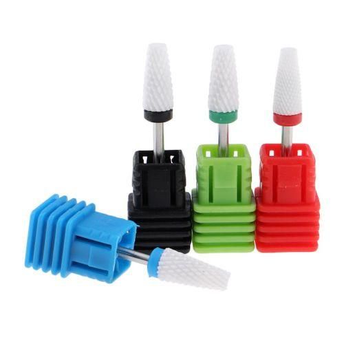 4Pcsset Electric Nail Drill Bit Ceramic  File Cuticle Clean