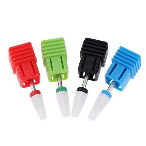 4Pcsset Electric Nail Drill Bit Ceramic  File Cuticle Clean