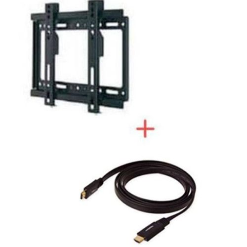 TV Wall mount 14" to 42"+HDMI Cable 1.5m-Black