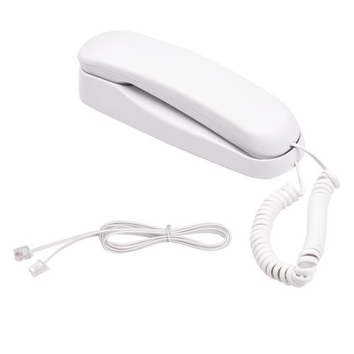 Mini Desktop Corded Landline Phone Fixed Telephone Wall