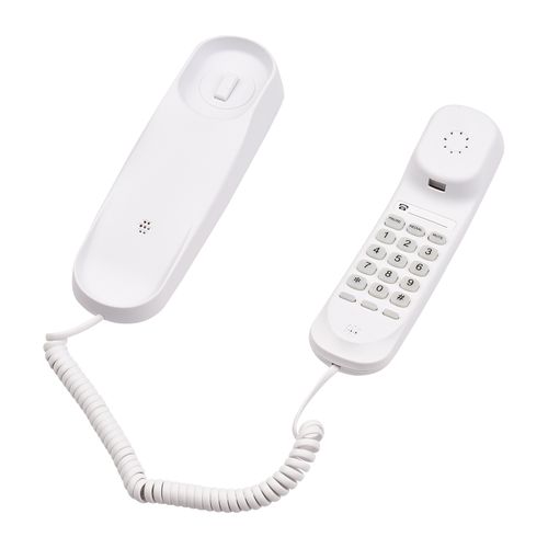 Mini Desktop Corded Landline Phone Fixed Telephone Wall