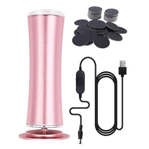 Electric Foot Files USB Rechargeable Cracked Heels Pink