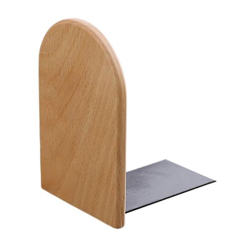 Bookends Book Holder Desk Organizer Magazines Beech