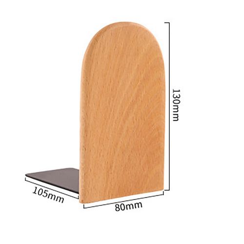 Bookends Book Holder Desk Organizer Magazines Beech