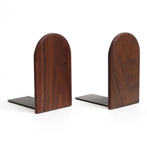 Bookends Book Holder Desk Organizer Magazines Beech