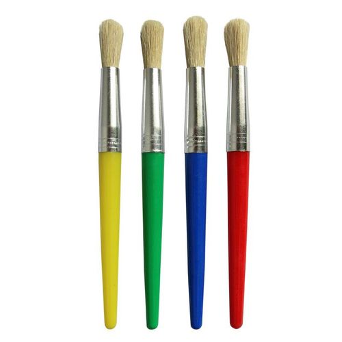 4pcs Art brush Pointed Painting Brush Wool Hair Water Color Acrylics Brush Pen pincel para pintura Art Supplies
