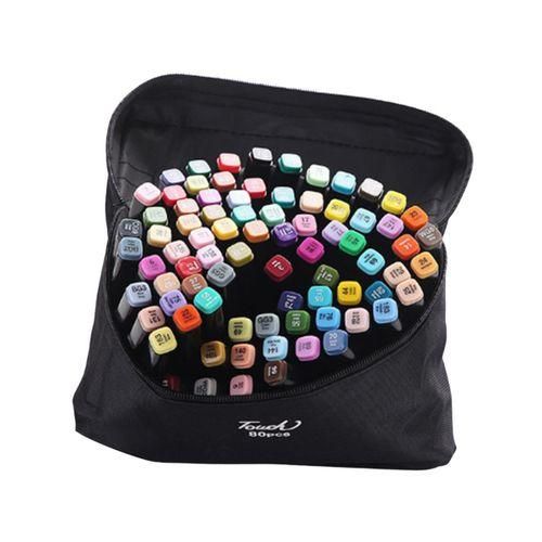 80 Colors Art Markers Set Double Tip Broad Fine Point