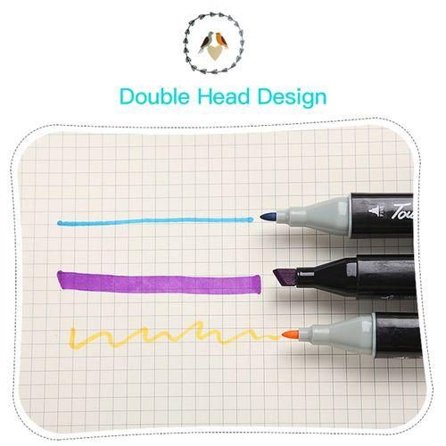 80 Colors Art Markers Set Double Tip Broad Fine Point