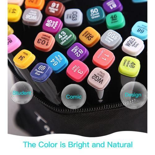 80 Colors Art Markers Set Double Tip Broad Fine Point