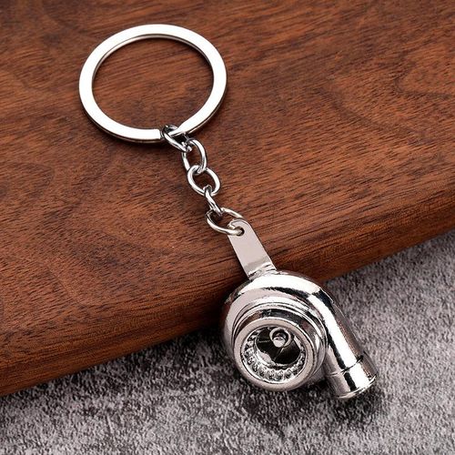 Creative Personalized Key Transmission Keyring Turbo Hub Brake Disc Suspension Keyholder Chain Ring