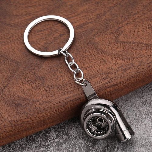 Creative Personalized Key Transmission Keyring Turbo Hub Brake Disc Suspension Keyholder Chain Ring