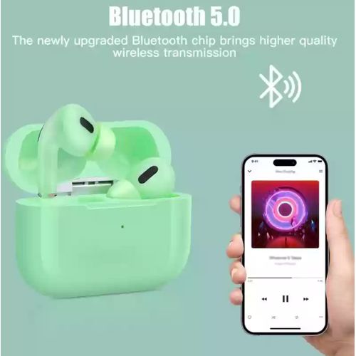 Air Pro TWS Wireless Receivers Earpods With Boom Bass Sound - Green