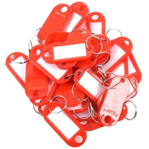 30 Pieces Plastic Keyholders For ID Label