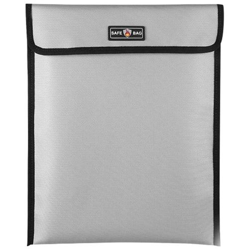 Fireproof File Bag Waterproof Security Document Envelope File Folder Cash Pouch Money Bag For Home