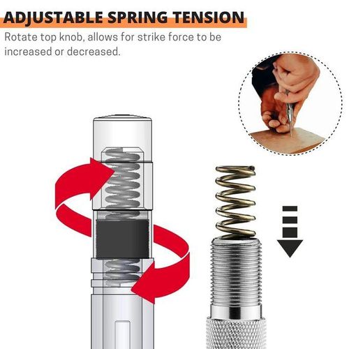 Automatic Center Punch 5 Inch Spring For Metal Wood Glass 2