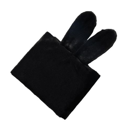 Black Rabbit Ear Bouquet Wrap Cloth Reusable For Christmas