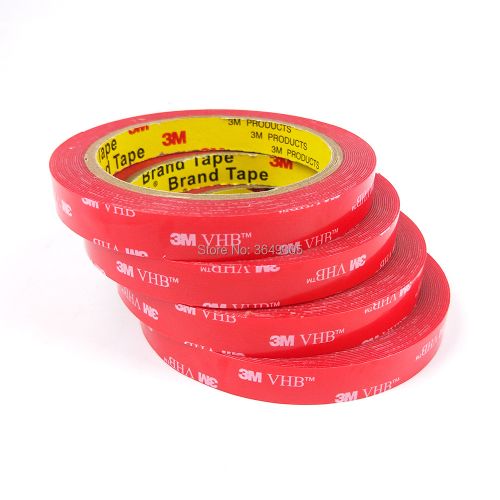 1Roll (5mm~50mm Wide Choose) 3Meter Long Clear 3M VHB 4910 Heavy Duty Double Sided Adhesive Acrylic Foam