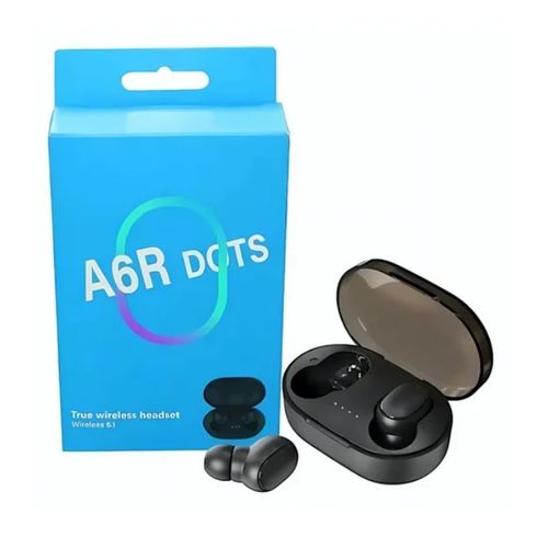 Classic Air Dots Earpods With Classic And Basic Sound - Black
