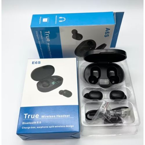 Classic Air Dots Earpods With Classic And Basic Sound - Black