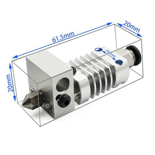 All Metal Hotend Kit Upgrade CR10 Extruder Titanium Alloy Heater Break J- for Creality CR-10 CR-10S Ender3 3D Printer Parts