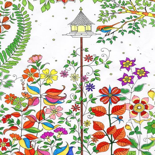 96 Pages English Edition Coloring Book Graffiti Painting Book Art Drawing Supplies for Children Students Adults Artists Relieve Stress NO5111