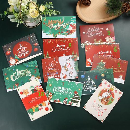 Christmas Greeting Card Christmas Eve Handwritten Blessing Card Gift Christmas