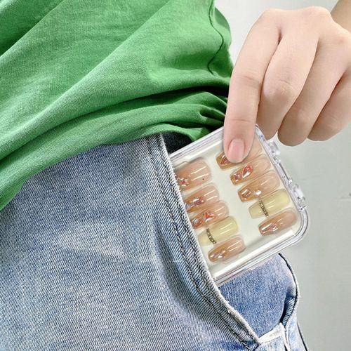 10x Press On Nail Storage Boxes  Display White