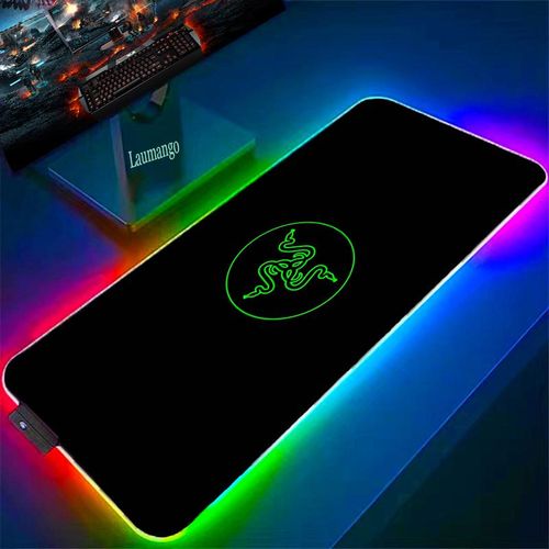 Luminous RGB Mouse Pad Gaming Accessories Keyboard Desk Mat Large Speed Backlight Mats Pc Gamer Cabinet Mousepad With Wire