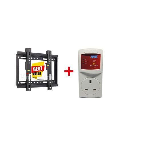 Electronics 14-43" Strong TV Wall Mount Bracket + TV Guard