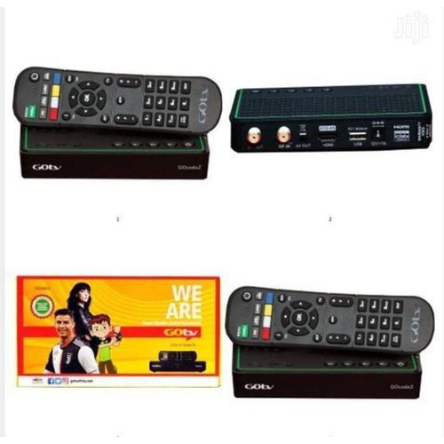 Gotv Full Package Decoder + Antenna + A Free Extension - Black