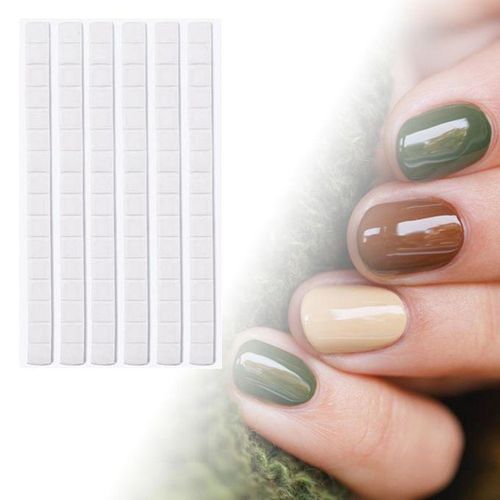 90x Nail Adhesive Glue Clay Reusable Professional White