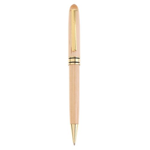 Novelty Beige Bamboo Ballpoint Pen Biros Office  Writing Instruments