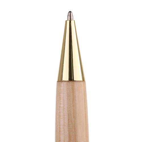 Novelty Beige Bamboo Ballpoint Pen Biros Office  Writing Instruments