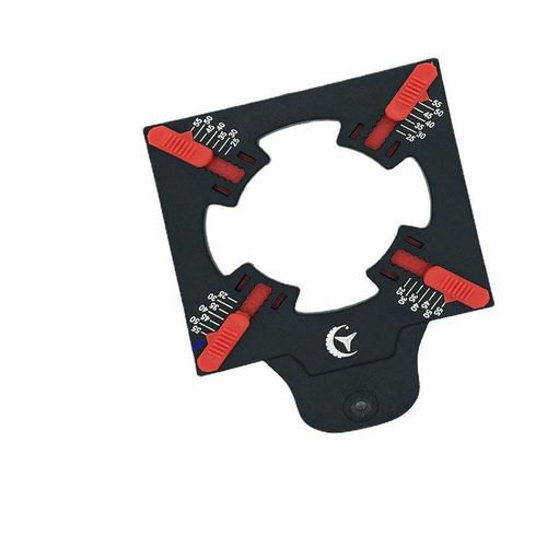6 Folding Aluminum Alloy Ruler Multi-Angle Measurement Tool Tile Positioning Hole Opener Mold Template Construction Ruler NO5115