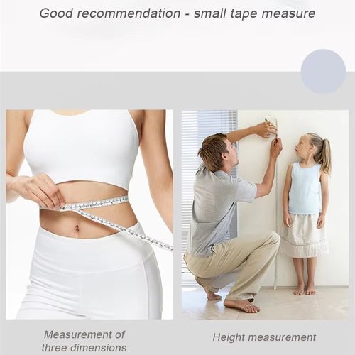 Two 1.5-meter Flexible Rulers With Dual Scales For Measuring Chest Circumference, Hip Circumference, Waist Circumference, And Height