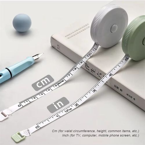 Two 1.5-meter Flexible Rulers With Dual Scales For Measuring Chest Circumference, Hip Circumference, Waist Circumference, And Height