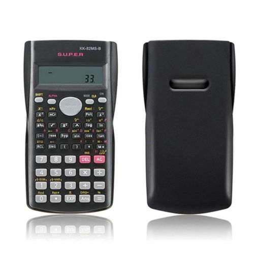 Student's Scientific Calculator 2 Line Display 82MS-A Portable Multifunctional Calculator