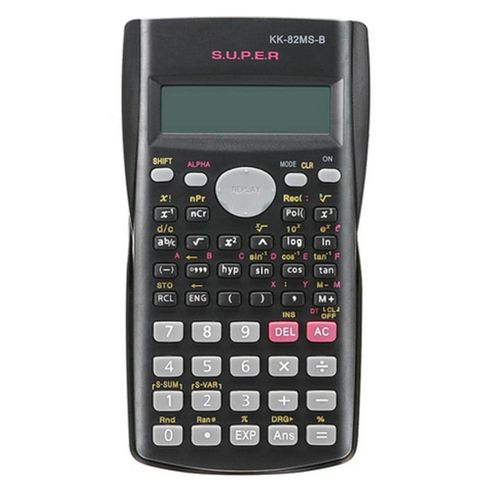 Student's Scientific Calculator 2 Line Display 82MS-A Portable Multifunctional Calculator