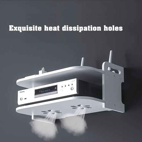 General Compatible With Wall-mounted Set-top Boxes/mobile Phones/tablets, Routers/DVDs/remote Control Brackets, Wall Brackets((30CM)