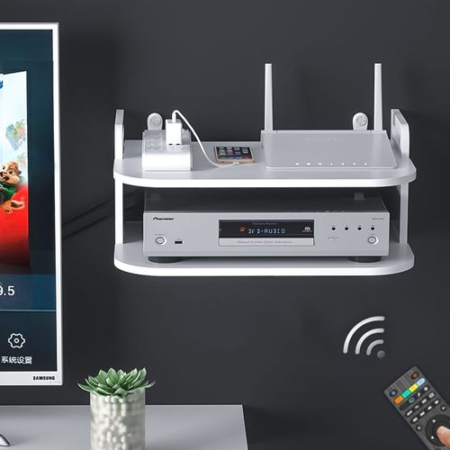 General Compatible With Wall-mounted Set-top Boxes/mobile Phones/tablets, Routers/DVDs/remote Control Brackets, Wall Brackets((30CM)