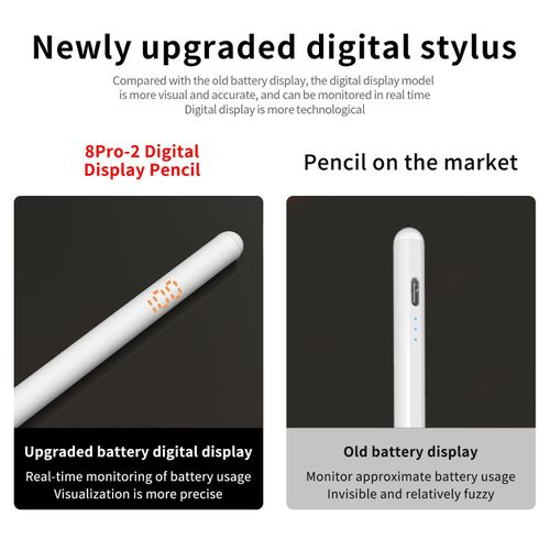 For Ipad Stylus Pencil 9th/10th Generation Compatible with 2018-2023 Apple iPad Apple Pencil 2nd Generation Wireless Charging Model NO5111