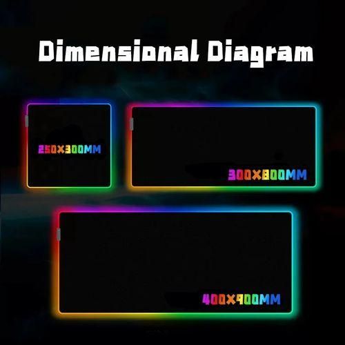 Large Rgb Mouse Mat Solo Leveling Sung Jinwoo Anime Deskpad