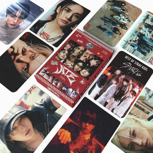 Stray Kids ATE Album Photocards 55 PCS KPOP Photo Cards SKZ Album LOMO Card Set, Gift for Boys and Girls Merch