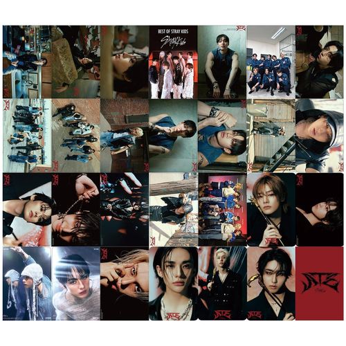Stray Kids ATE Album Photocards 55 PCS KPOP Photo Cards SKZ Album LOMO Card Set, Gift for Boys and Girls Merch