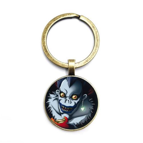 Manga Anime Lawliet Light Yagami Ryuk25mm Glass Cabochon Pendant Keychain Kids Pendant Keychain Jewelry