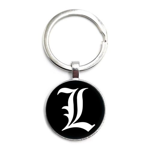 Manga Anime Lawliet Light Yagami Ryuk25mm Glass Cabochon Pendant Keychain Kids Pendant Keychain Jewelry